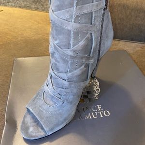 Vince camuto aranda suede booties